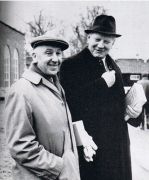 Marcus Wickham-Boynton (left) at the 1966 December Sales. Click for a larger image.